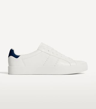 Zara + Basic White Sneakers