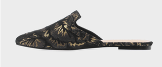 Who What Wear + Honor Brocade Flat Mules