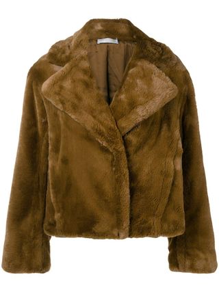 Vince + Oversized Faux-Fur Jacket