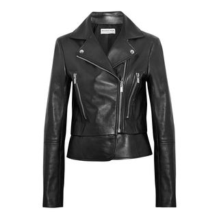 Balenciaga + Leather Biker Jacket