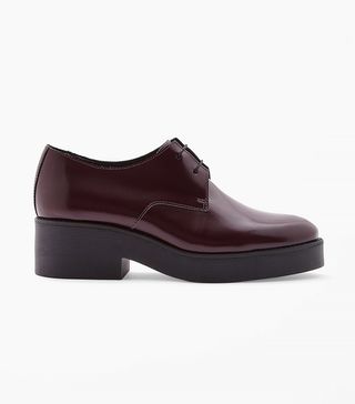 COS + Block Heel Leather Shoes