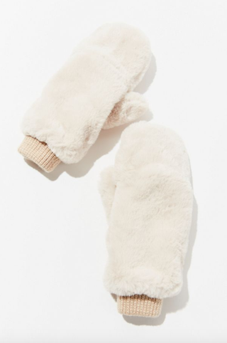 Urban Outfitters + Faux Fur Convertible Mittens