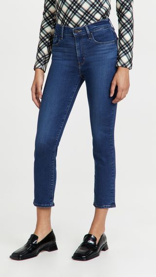 Levi's + 724 High Rise Straight Crop Jeans