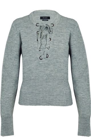 Isabel Marant + Charley Lace Up Cropped Jumper