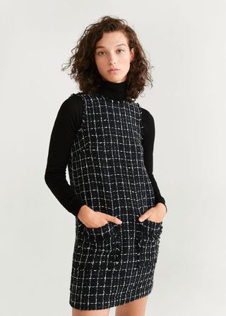 Mango + Stripped Tweed Dress