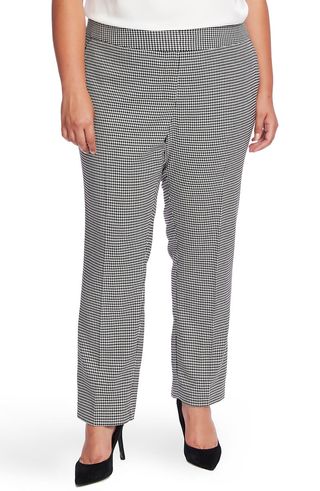 Vince Camuto + Houndstooth Ankle Pants