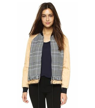 3.1 Phillip Lim + Quilted Sleeve Bomber