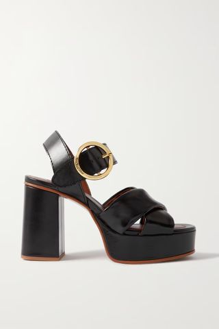 See by Chloé + Lyna Leather Platform Sandals