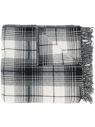 Off-White + Check Blanket Scarf