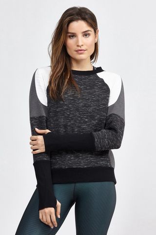 Blanc Noir + Color Block Sweatshirt