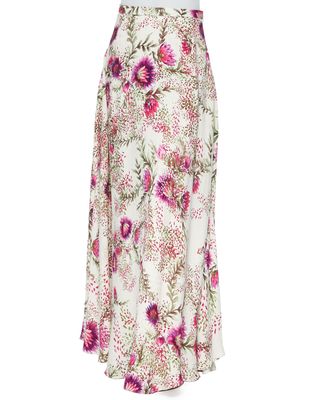 Haute Hippie + Floral-Print Maxi Skirt