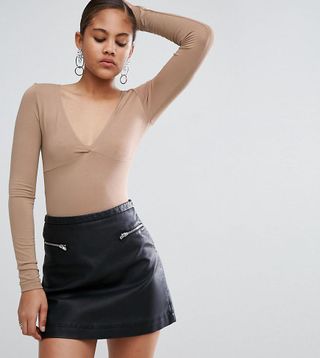 ASOS Tall + Body With Plunge Neck and Thong