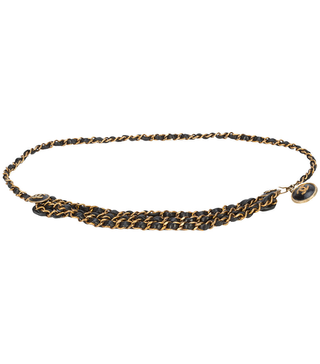 Chanel + Woven Chain Lion Belt