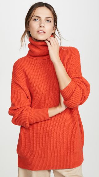 Autumn Cashmere + Oversize Cashmere Turtleneck