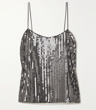 Cami NYV + The Erika Sequined Mesh Camisole