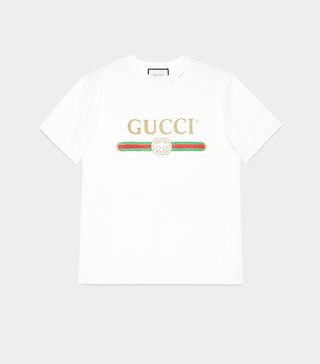 Gucci + Logo Cotton T-Shirt