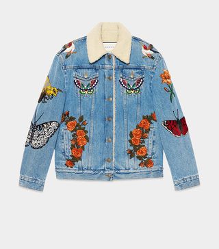 Gucci + Embroidered Denim Jacket