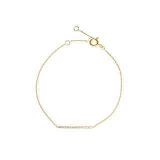 Claire Aristides Fine Jewels + Diamond Bar Bracelet