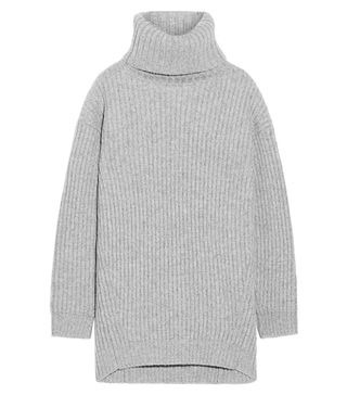 Acne Studios + Disa Oversized Ribbed Wool Turtleneck Sweater
