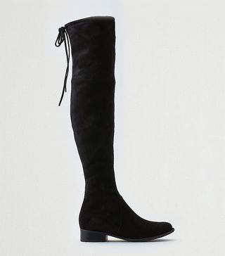 American Eagle Outfitters + Lace-Up Over-the-Knee Boot