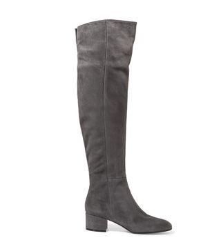 Gianvito Rossi + Suede Over-the-Knee Boots