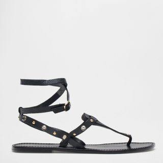 Zara + Leather Strap Sandals