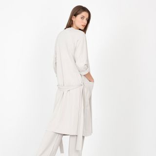 Zara + Light Grey Dressing Gown
