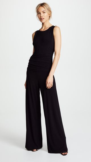 Norma Kamali + Kamali Kulture Shirred Waist Jumpsuit