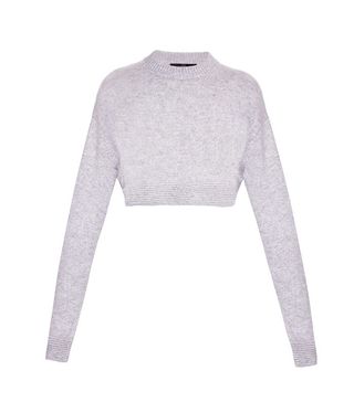 Tibi + Cropped Cashmere Sweater