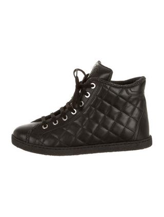 Chanel + Quilted Sneakers