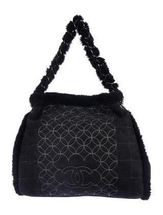 Chanel + Shearling Tote
