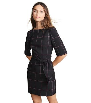 Alice + Olivia + Virgil Boat Neck Dress