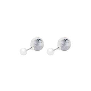 Witchery + Marble Double Earrings