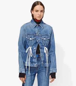 PSWL + Denim Drawstring Jacket