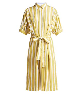 Thierry Colson + Lolanda Striped Cotton Dress