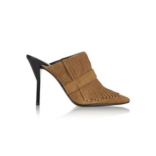 3.1 Phillip Lim + Martini Suede Fringe Mules