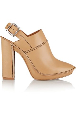 Chloé + Leather Sling Back Mule