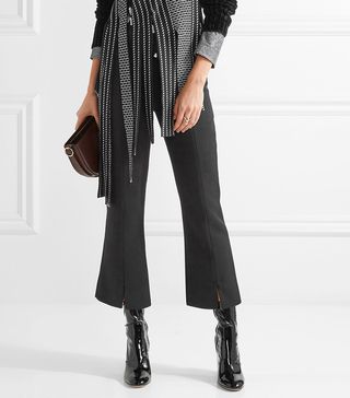 By Malene Birger + Gassy Cropped Twill Flared Pants