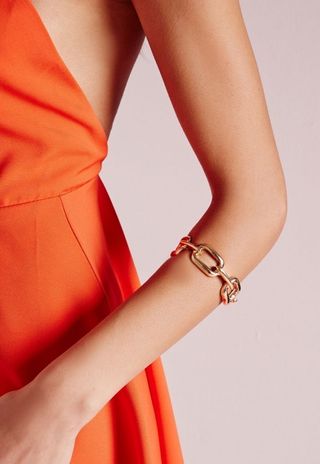 Missguided + Linked Gold Cuff
