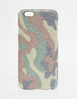 ASOS + iPhone 6 Case In Glitter Camo