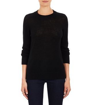 Barneys New York + Cashmere Crewneck Sweater