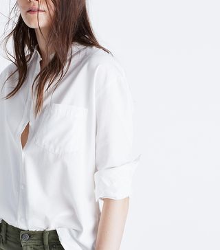 Madewell + Drapey Oversized Boyshirt