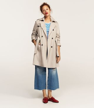 Violeta + Classic Cotton Trench Coat