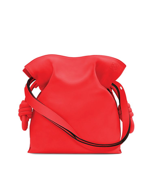 Loewe + Flamenco Knot Leather Shoulder Bag