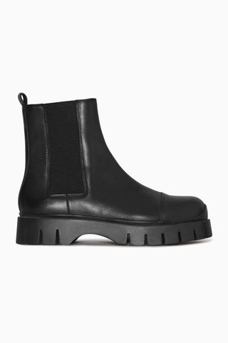 COS + Chunky Leather Chelsea Boots