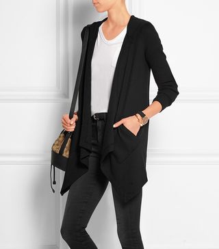 Splendid + Long Black Cardigan