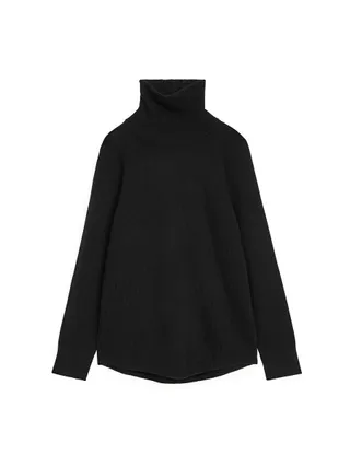 Arket + Raglan-Sleeve Cashmere Roll-Neck Jumper