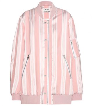 Acne Studios + Varden Striped Bomber Jacket