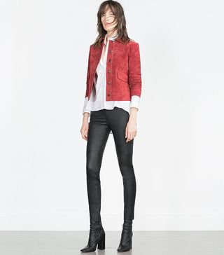 Zara + Suede Jacket