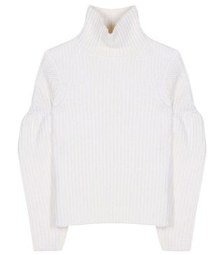 Victoria Beckham + Wool-Blend Turtleneck Sweater